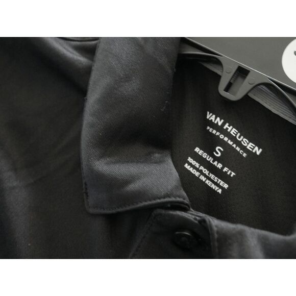 Van Heusen Performance Men's Regular Fit Short Sleeve Polo Shirt UPF 20 - Picture 7 of 8